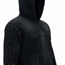 Load image into Gallery viewer, Bandi "Blessed" Rhinestone Hoodie

