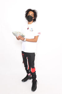 Road Runner T Shirt (White/Blue)