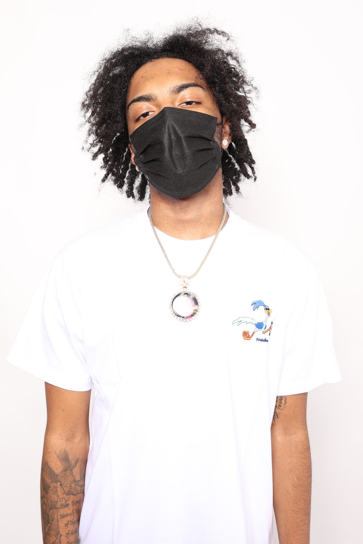 Road Runner T Shirt (White/Blue)