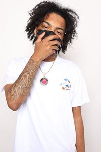 Road Runner T Shirt (White/Blue)